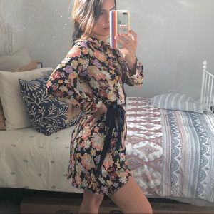 ZARA FLORAL MINI DRESS NWOT 🌸🌼🌺